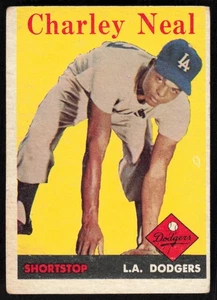 1958 Topps #16 Charley Neal - $1 SHIPPING (JB4) - Picture 1 of 2
