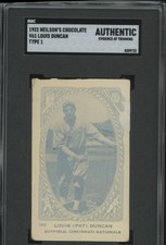 1922 NEILSON'S CHOCOLATE PAT DUNCAN 109 POOR V61 TYPE 1 SGC A CINCINNATI REDS