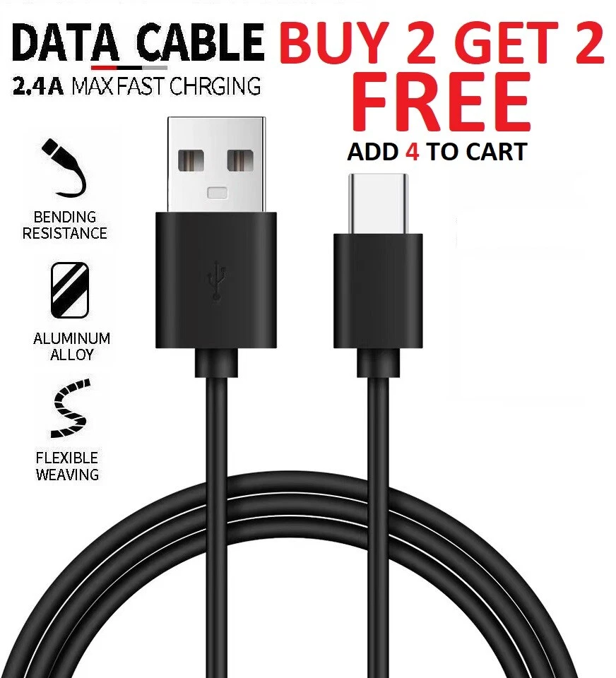 OEM USB-C Type C Fast Charging Cable For Samsung Galaxy S8 S9 S10 Plus Note 8 9 - Image 1 of 4