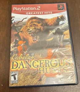 Cabela's Dangerous Hunts PS2 PlayStation 2 Greatest Hits, No Manual - Picture 1 of 3