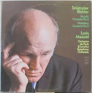 BARTOK Piano Concerto No 2 PROKOFIEV Concerto No 5 LP Richter, Paris, LSO Maazel - Picture 1 of 1