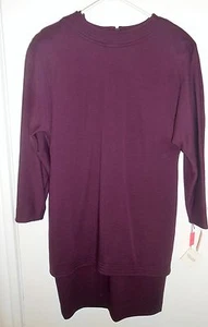 Gillian Woman’s Size 8 100% Pure Wool Purple Dress-Nwts Rtl $260 - Picture 1 of 3