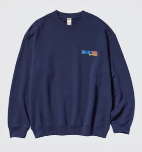 UNIQLO UT x DRAGON BALL / DRAGON BALL DAIMA Sweat Shirts NAVY 2025 Japan New - Picture 1 of 9