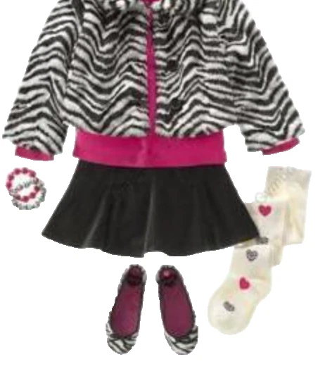 Gymboree WILD ONE Black Velvet SKORT Pockets Buttons Pleated GIRLS 7 SKIRT ONLY - Image 1 of 4