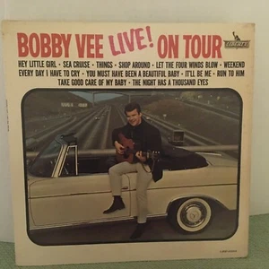 BOBBY VEE   LP   LIVE! ON TOUR - Picture 1 of 4