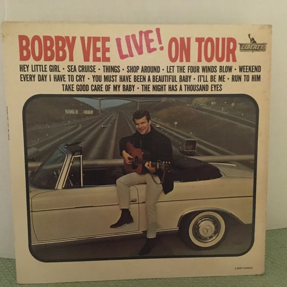 BOBBY VEE   LP   LIVE! ON TOUR - Image 1 of 4