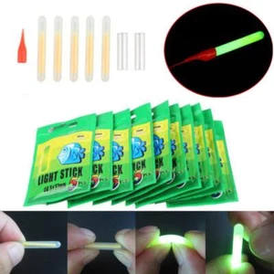 50Pcs Fishing Float Fluorescent Lightstick Light Night Float Rod Lights Dark - Picture 1 of 3
