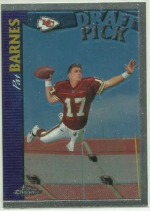 1997 Topps Chrome #159 Pat Barnes Rookie Draft Pick Kansas City Chiefs - Picture 1 of 2