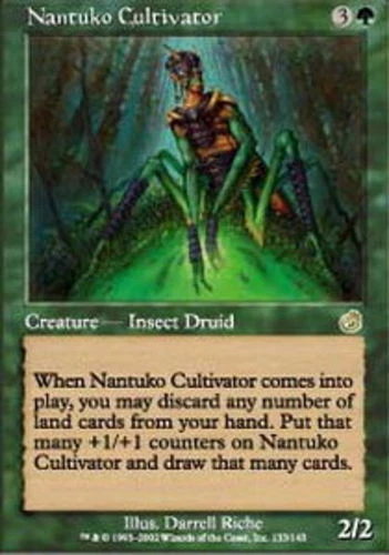 Nantuko Cultivator ~ Heavily Played Torment MTG Magic UltimateMTG Green Card - Image 1 of 1
