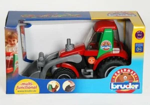 1:16 Scale Bruder ROADMAX Tractor With Frontloader #20102 - Picture 1 of 4