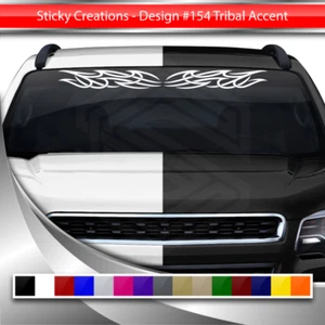 #154 TRIBAL ACCENT Decal Sticker Windshield Window Vinyl Graphic Design Car - Picture 1 of 8