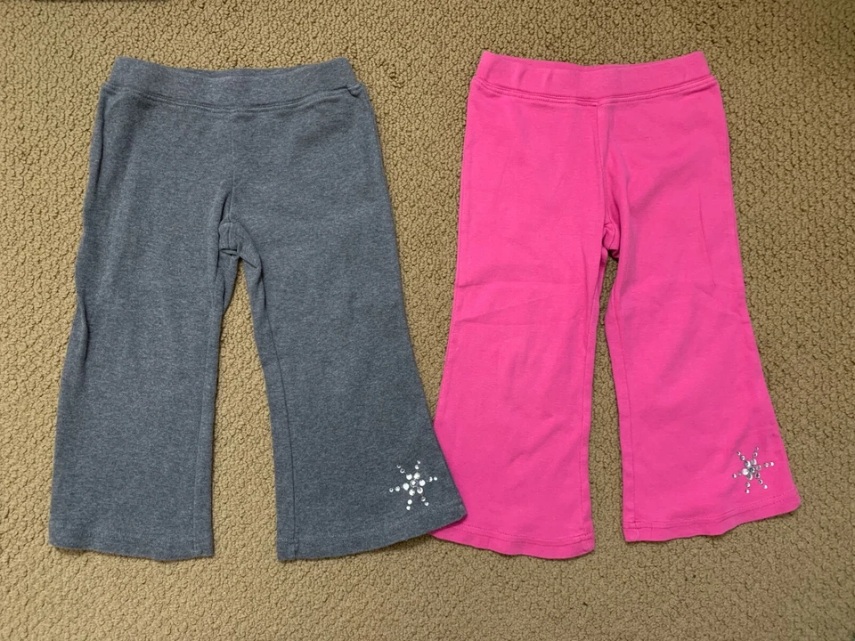 Girls Gymboree Yoga Pants Size 3 - LOT OF 2 - Image 1 of 1