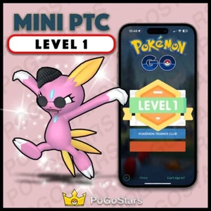 Pokémon PTC Go - Shiny Sneasel Fashionable Costume - LVL1 Level 1 ✨ - Picture 1 of 1