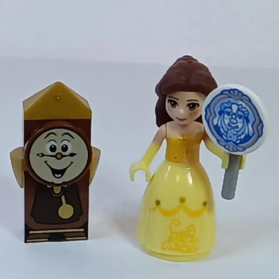 Lego 41067 10762 Beauty and the Beast Princess Belle & Cogsworth Minifigure - Image 1 of 4