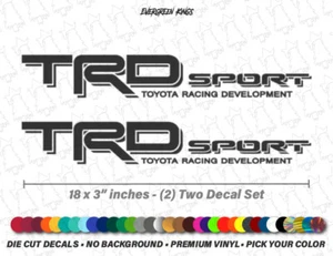 TRD SPORT Decal Set for 05-24 Toyota Tacoma Tundra Truck 4WD Bedside Stickers - Picture 1 of 4