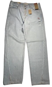 Levi's High Rise '94 Baggy Button Fly Jeans Denim Light Wash Blue NWT Mom Jeans - Picture 1 of 9