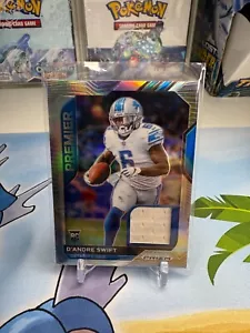 2020 Panini Prizm - Premier Jerseys #18 D'Andre Swift (MEM, RC) - Picture 1 of 17