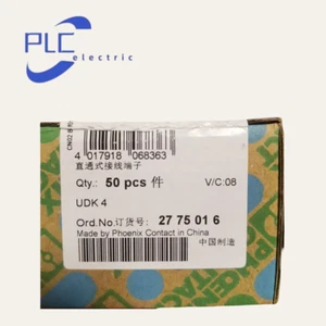 2775016 10PCS NEW Phoenix UDK 4 Straight-through Terminal 630V 32A 4Ports 1bit - Picture 1 of 3
