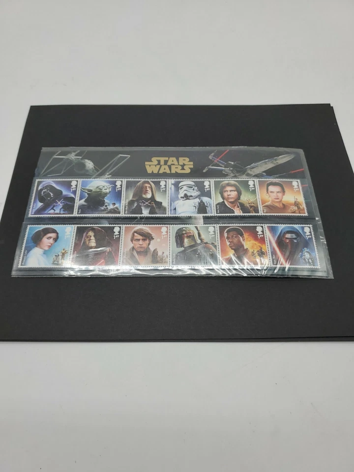 Juego de estampillas de personajes de Star Wars El Despertar de la Fuerza - Royal Mail franqueo coleccionable  Foto 1 de 1