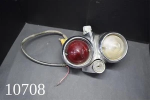 1957 CADILLAC FLEETWOOD LEFT LH REAR TAIL LIGHT TAILLIGHT GAS FUEL DOOR 57 - Picture 1 of 15