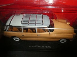 Citroen ID 19 Safari Break 1973 in beige/weiß mit hellbraunem Hachette1:24 th. Waage  - Bild 1 von 6