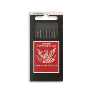 Size 10 -- Milliners - Hand Sewing Needles -- 16/pack --- Richard Hemming & Son® - Picture 1 of 1