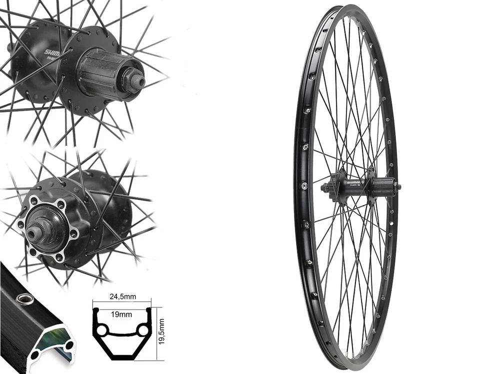 28/ 29 " Hinterrad Disc MTB Shimano 7,-8,-9,-10 f. 6 Loch Scheibenbremse Laufrad - Bild 1 von 1