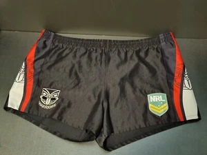Pantalones Cortos de Rugby Oficiales New Zealand Warriors ISC NRL Talla 2XL 2013-2018 GC - Imagen 1 de 13