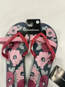 IPANEMA, WOMEN'S SANDAL, KIRSILK IV, FLIP FLOP, COLOR BLUE/PINK, SIZE 10 - Picture 1 of 7