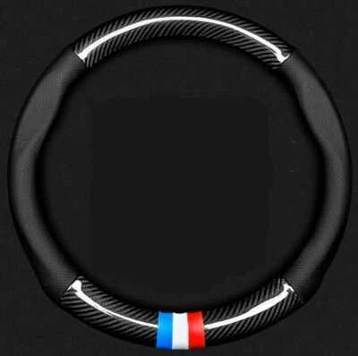 For Mercedes Benz Round Car Steering Wheel Cover Anti-Slip Luxury Universal Foto 1 de 4