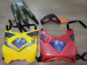 LARGE MONSTER GLOVE/HAND PLASTIC EYE MASK 2 CHEST SHIELDS HALLOWEEN - Picture 1 of 1