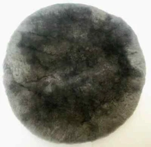 Carrand 9"-10" Genuine Sheepskin Car Wash Polish Finishing Bonnet w/ Drawstring - Picture 1 of 2