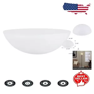 Transitional Style Frosted Replacement Shade, 15-5/8" x 5-3/8" for Versatile Use - Picture 1 of 9