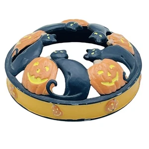Yankee Candle Illuma Tapa Gato Negro Jack O Linternas Calabazas Halloween Retirado - Imagen 1 de 5