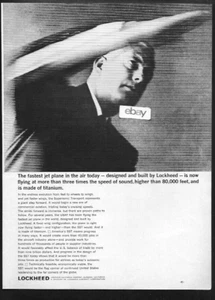 LOCKHEED AIRCRAFT CORP AMERICAN SST 2 PG 1965 MADE OF TITANIUM & 60K FEET - Bild 1 von 2