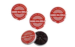 SCHO KA KOLA die Dose mit 16 Ecken Zartbitterschokolade 100g 4er Pack - Picture 1 of 1