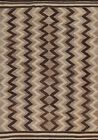 Chevron Kilim Afghan Oriental Contemporary Area Rug Hand-Woven Wool Carpet 5X7
