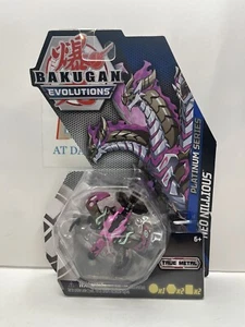 New NEO NILLIOUS Bakugan EVOLUTIONS Platinum Series Figure BLACK PINK True Metal - Picture 1 of 3