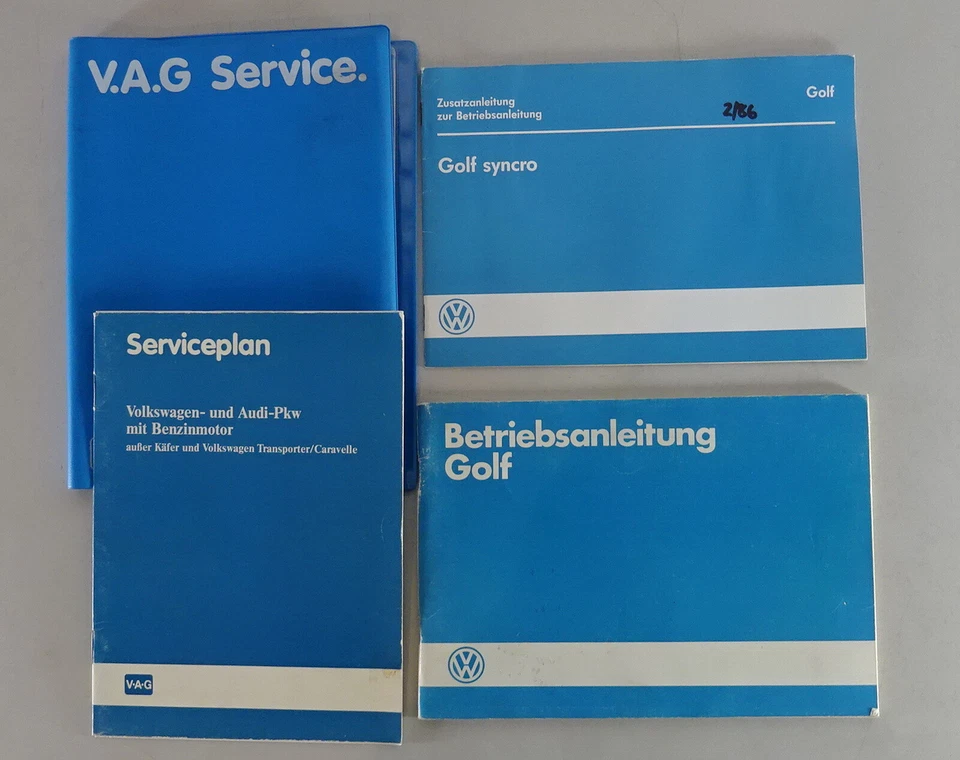 Carpeta De Documentos + Manual De Operación VW Golf 2/ II Syncro De 01/1985 - Imagen 1 de 1