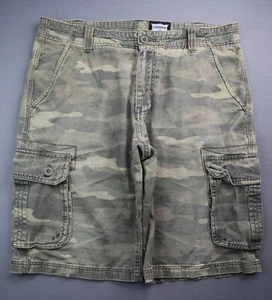 Pantalones cortos de carga camuflados para hombre Freeworld verde envejecido talla 33 - Imagen 1 de 11
