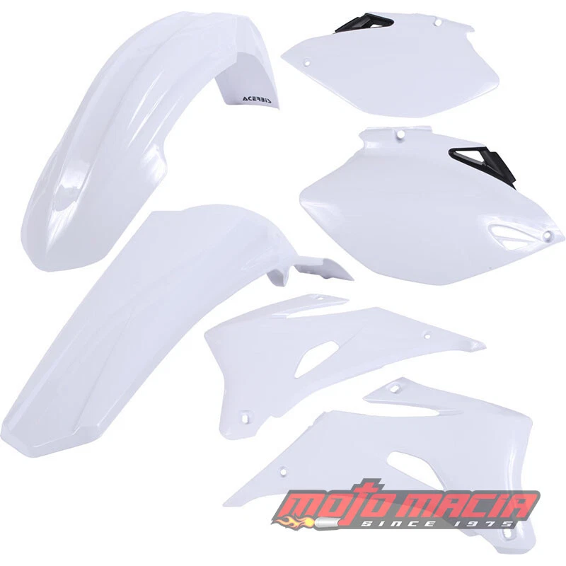 ACERBIS  PLASTIC KIT WHITE Yamaha YZ250F YZ450F 2006-2009  2071110002  fitment Foto 1 de 1