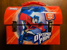 Transformers Animated Optimus Prime Collectible Tin Box MINT (2008 Hasbro)