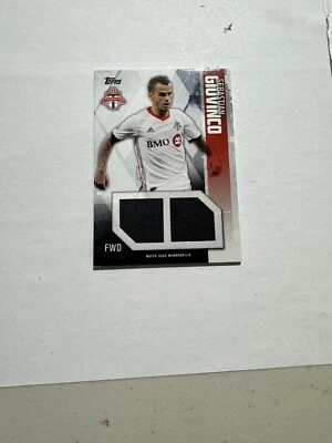 2019 Topps MLS Double Patch Sebastian Giovinco Toronto 002/215 - Image 1 of 3
