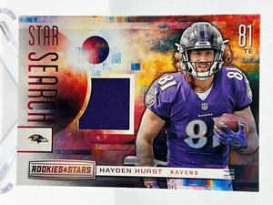 HAYDEN HURST RC 2018 Panini Rookies & Stars #SS-8 Star Search Rookie Patch - Foto 1 di 2
