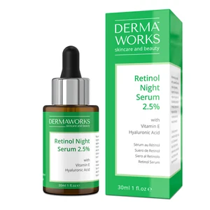 Retinol Serum for Face with Vitamin E & Hyaluronic Acid Anti Ageing - DERMAWORKS