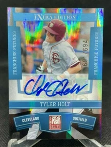 2010 Donruss Elite Extra Edition Franchise Futures Signatures #98 Tyler Holt  - Picture 1 of 2