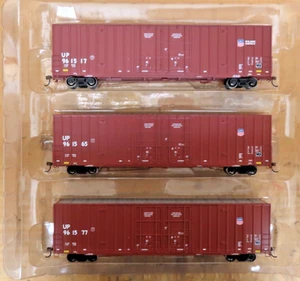 Athearn #75129 60' DD Hi-Cube Box, UP/Building America (3) HO SCALE - Picture 1 of 3