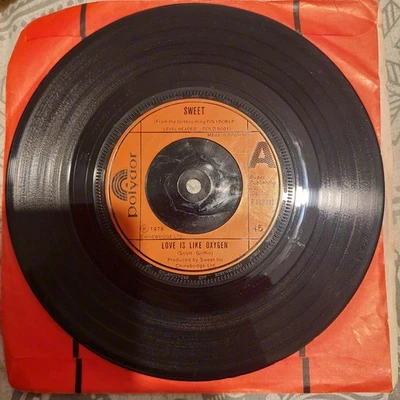 Sweet 7inch Vinyl Single Love Is Like Oxygen - Image 1 of 2