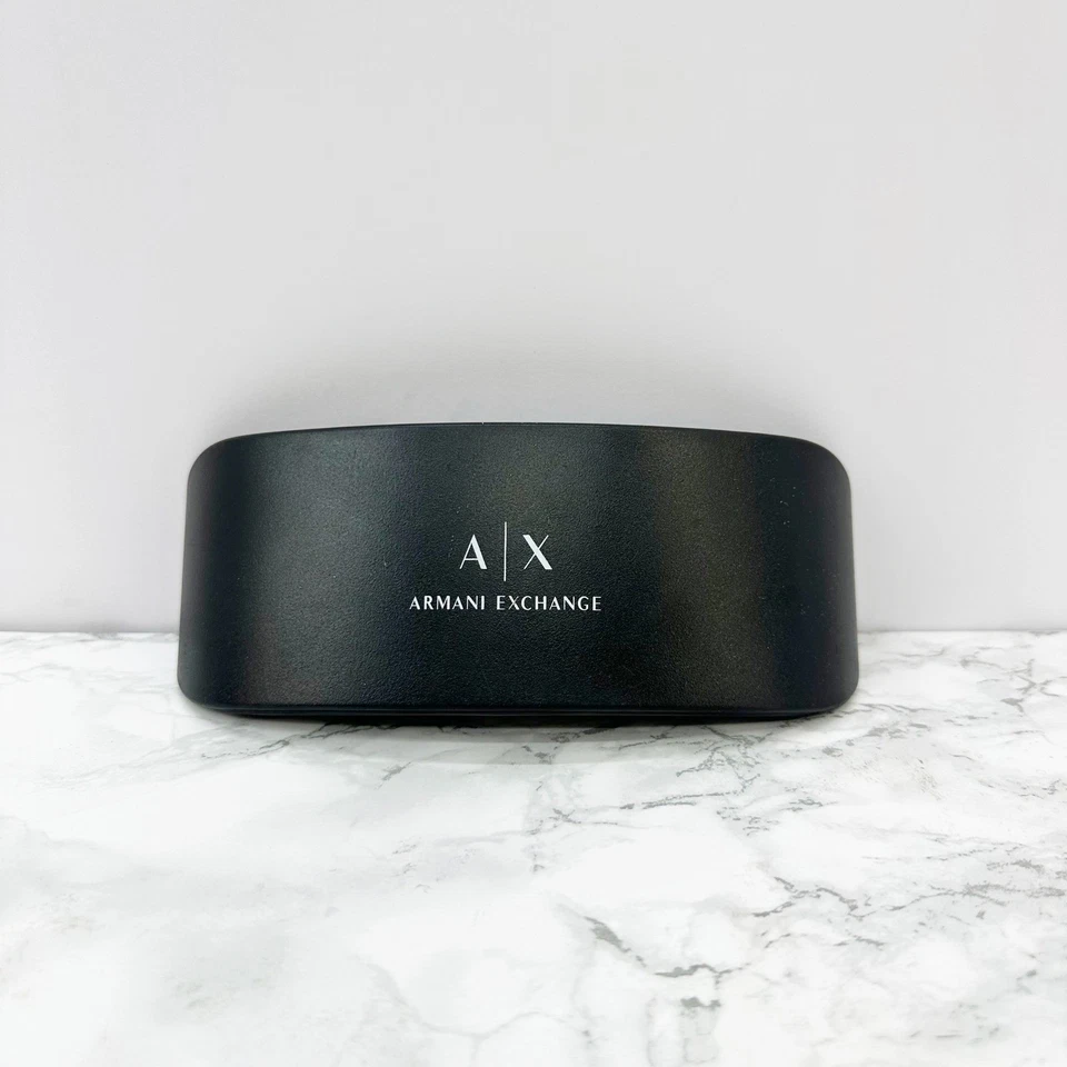 A/X Armani Exchange Clamshell Hard Cover Black Sunglass Case - Image 1 of 3