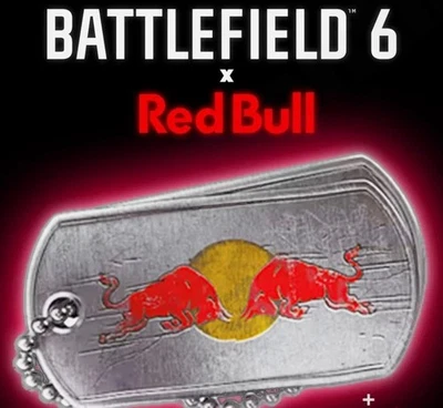 Battlefield 6 | Red Bull Exclusive Limited Edition Dog Tag | RARE BF6 CODE - Image 1 of 3